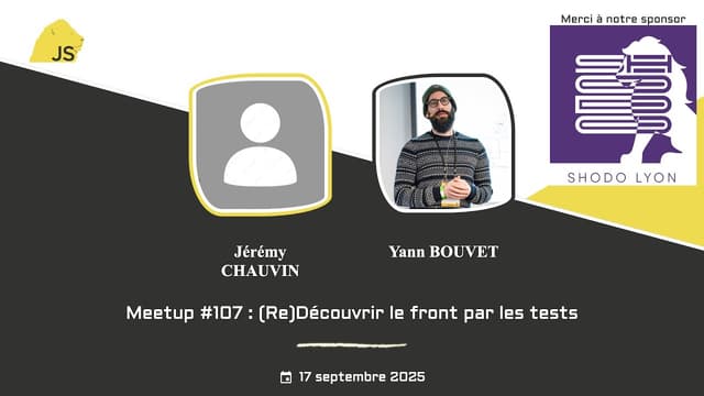(Re)Découvrir le front par les tests